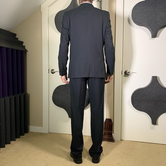 Zara Classic Black Suit 38R 31x32 - Picture 8 of 8